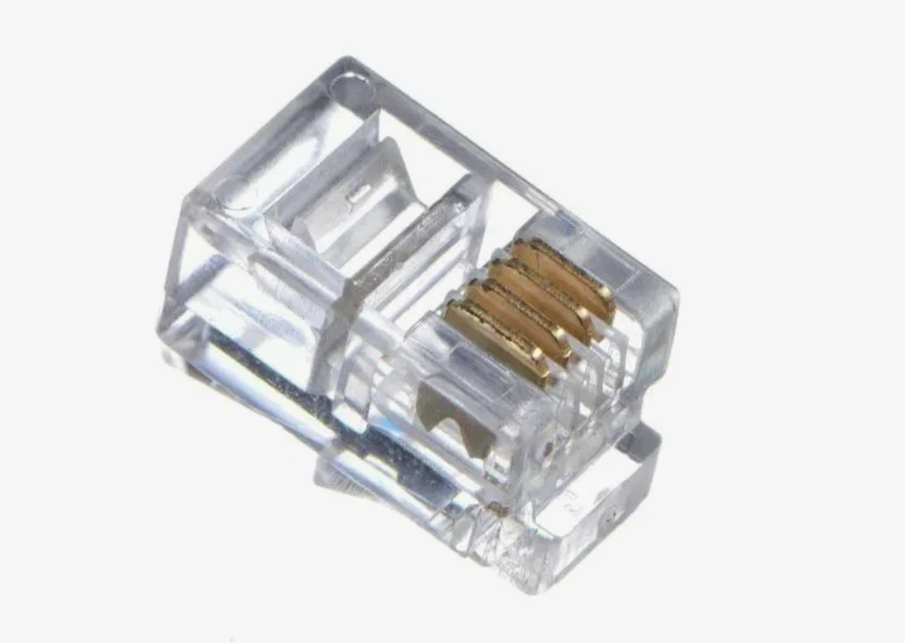 Коннектор RJ9 (4p4c) cat.5е Netko Optima Коннектор RJ9 (4p4c) cat.5е Netko Optima