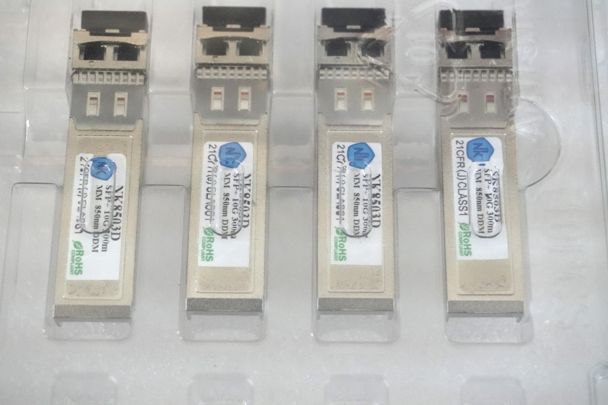 Модуль оптический SFP+10G 850nm, дальность до 300м Модуль оптический SFP+10G 850nm, дальность до 300м