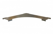 Hyperline RST-CAH90-300-15-0,8-R100-SZ Крышка угла 90° горизонтального плавного 300x15 R100-0,8 мм Hyperline RST-CAH90-300-15-0,8-R100-SZ Крышка угла 90° горизонтального плавного 300x15 R100-0,8 мм