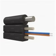 Кабель-дроп-плоский FTTH G657A1 с внеш.силов.элементом из стальн.проволоки,2 волокна,усилен.(1000м)